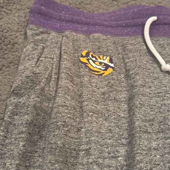 Nike LSU Tigers Joggers Capri Size Latge - Picture 3 of 5